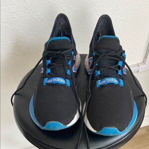 New Balance Men’s- Black and Blue Athletic Shoes 10